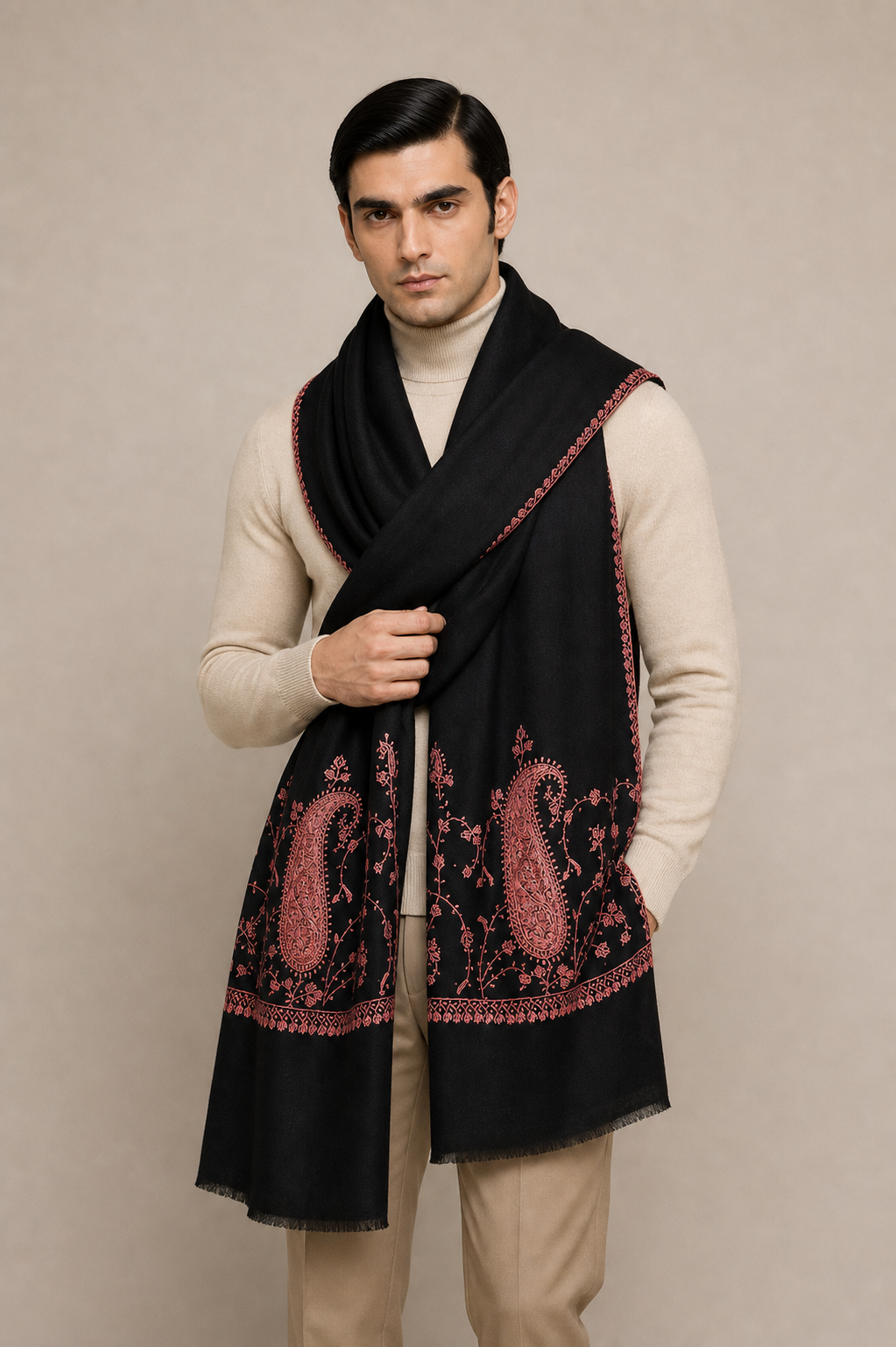 Cashmina Buti - Cashmina Palla Buti Shawl
