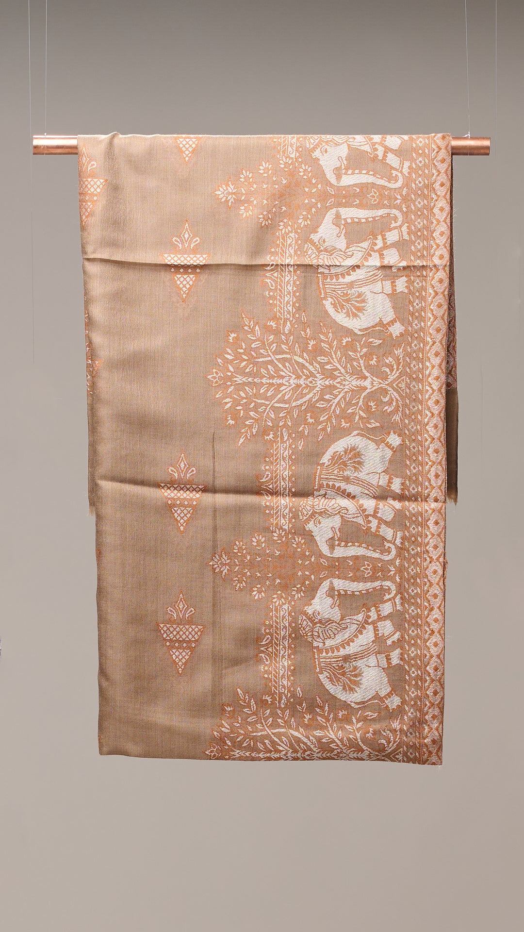Elephant Trail - Elephant Border Stole