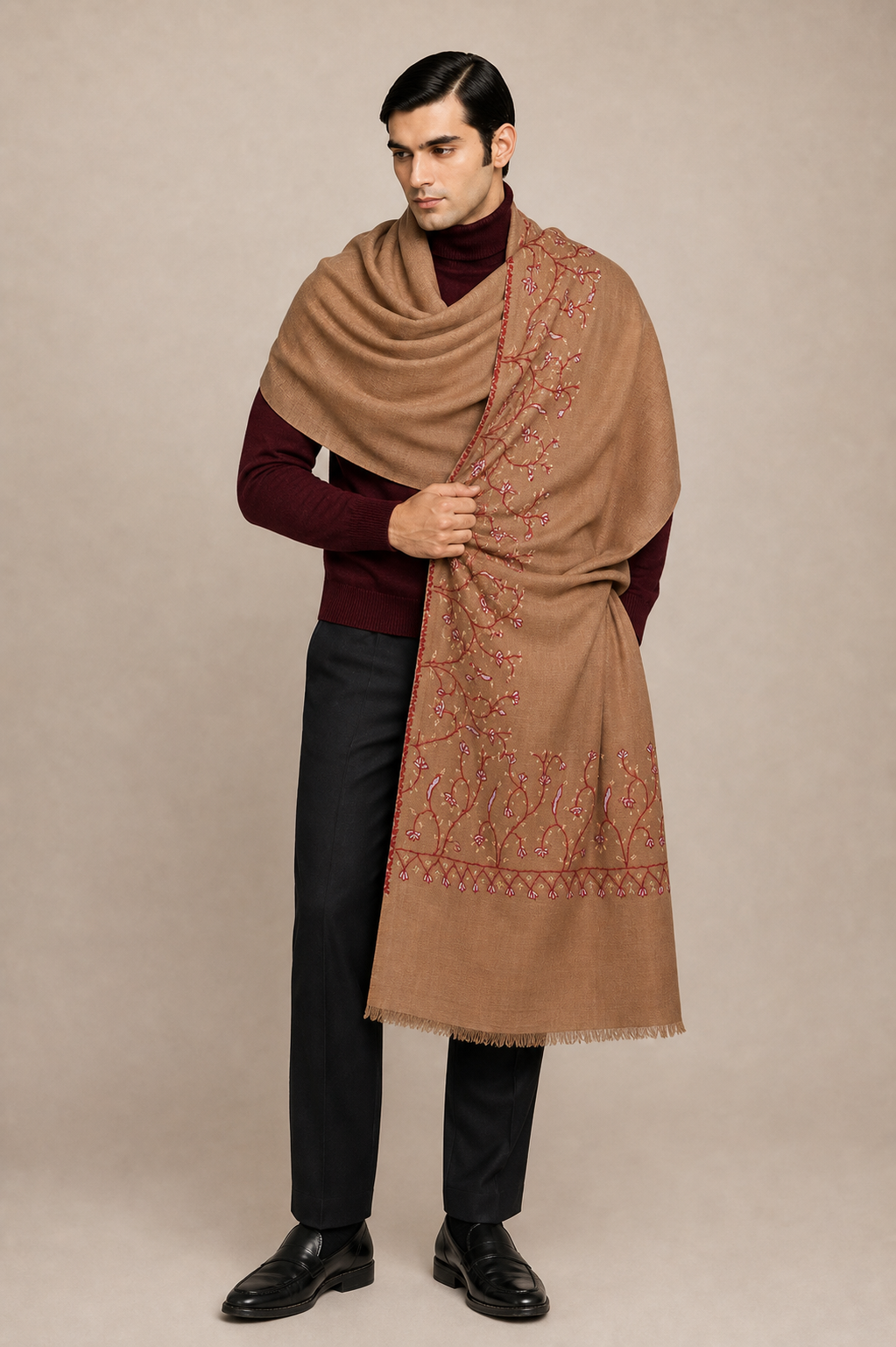 Cashmina Jali - Cashmina Jali Door Shawl