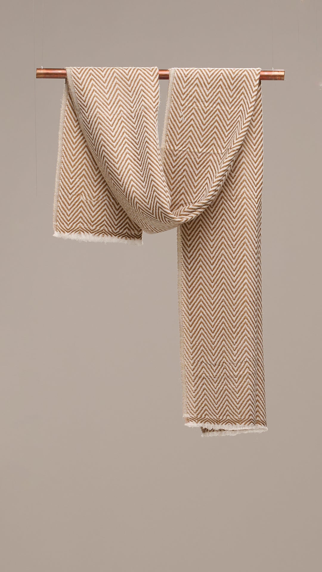 Chevron Core - Fine Wool Chevron Weave Muffler