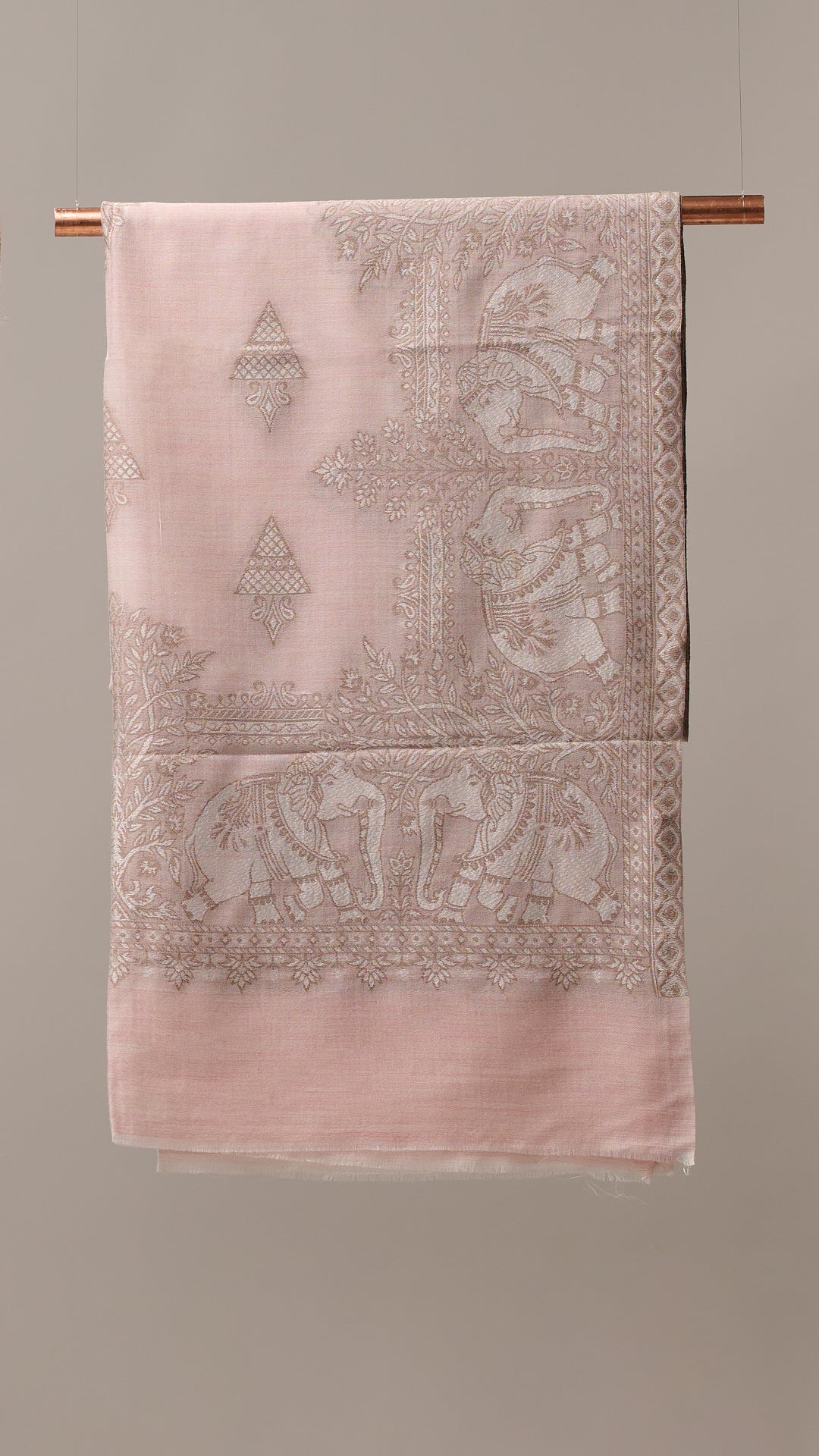 Elephant Trail - Elephant Border Stole