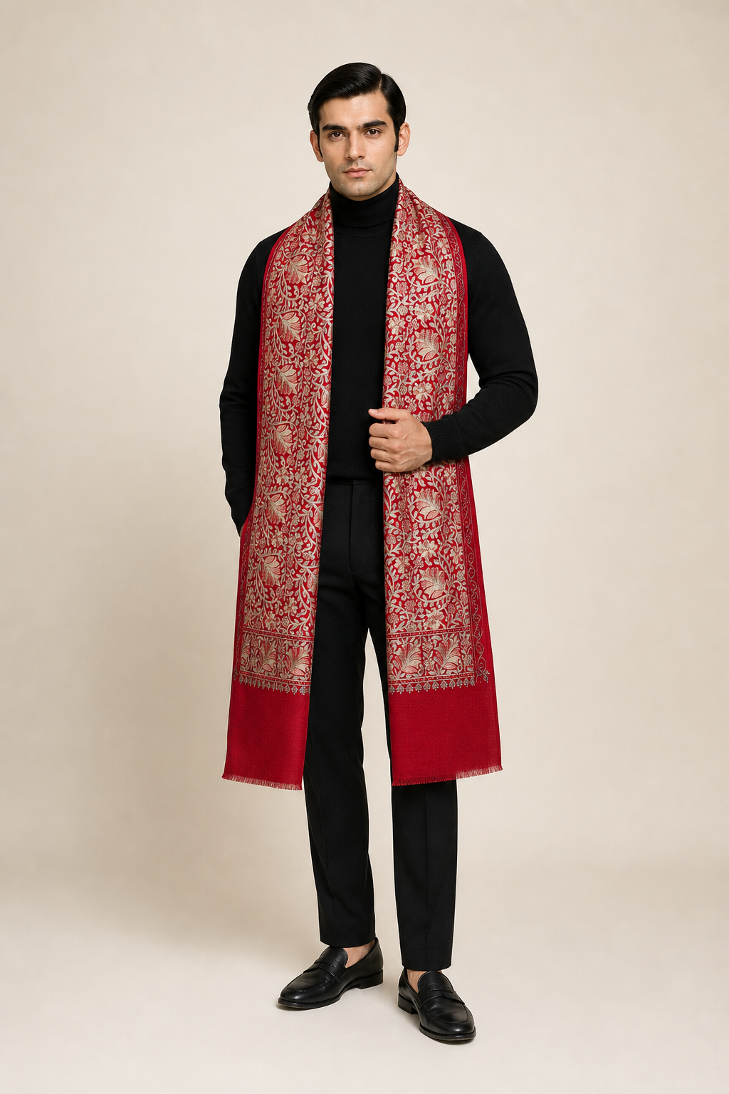 Ari Bloom - Ari Embroidered Stole