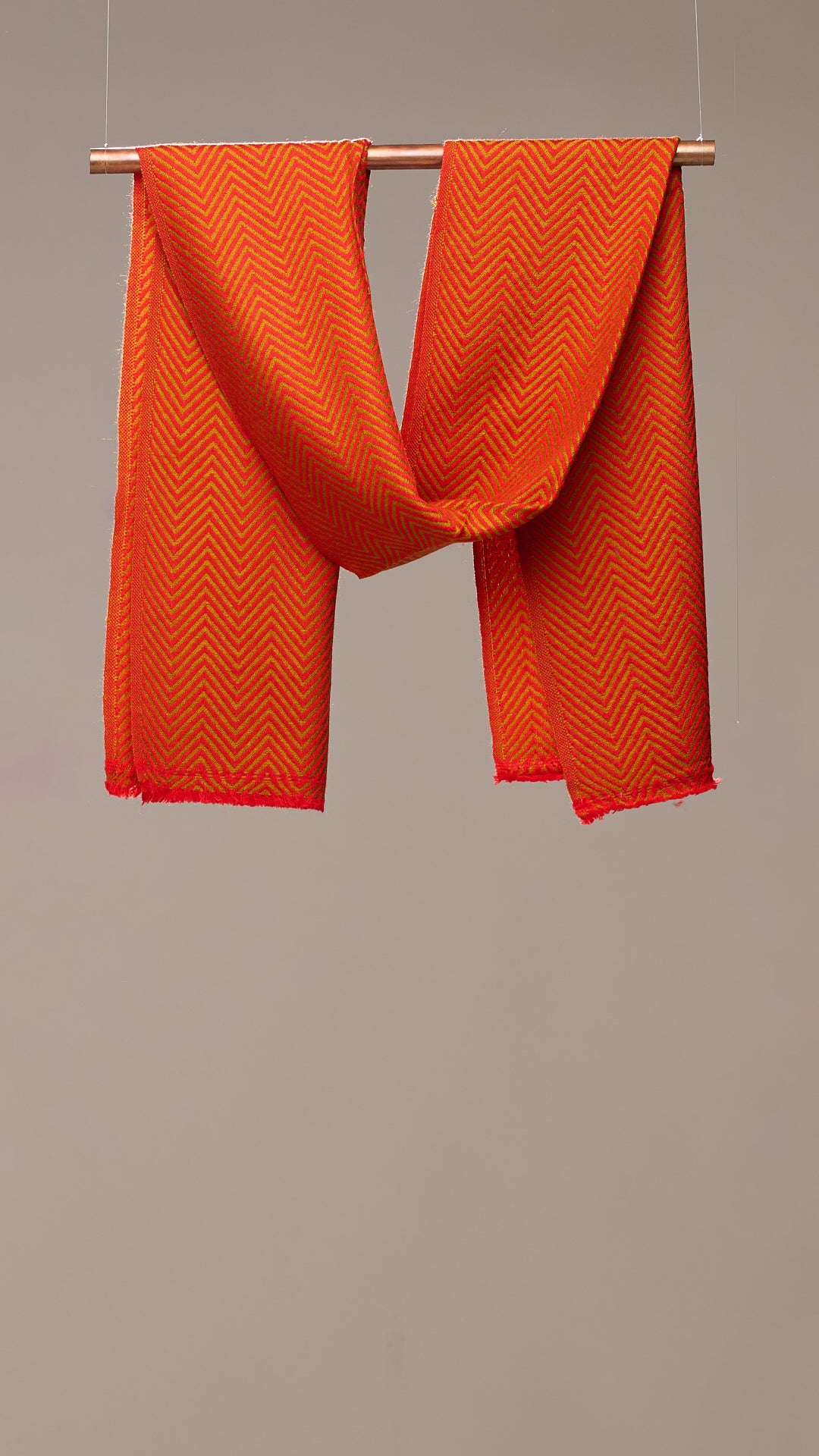 Chevron Core - Fine Wool Chevron Weave Muffler