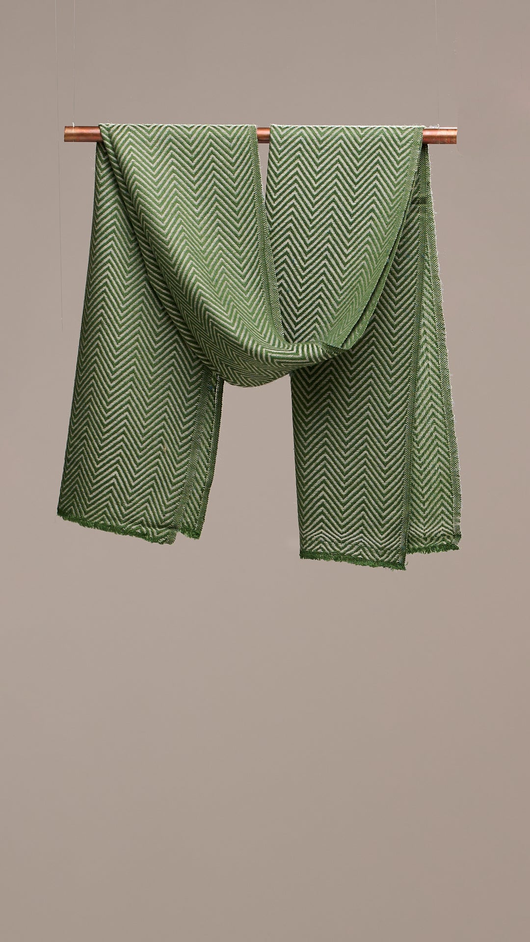 Chevron Core - Fine Wool Chevron Weave Muffler