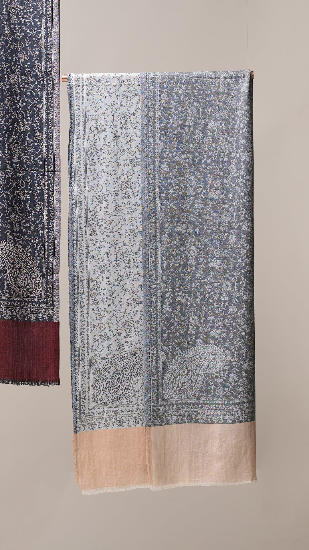 Jaal - Fine Jali Weave Reversible Stole