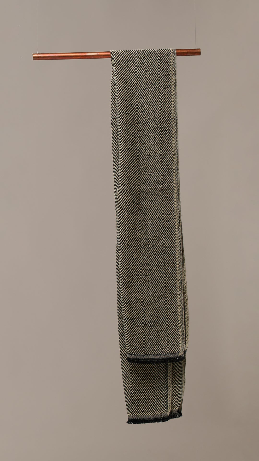 Chevron Core - Fine Wool Chevron Weave Muffler