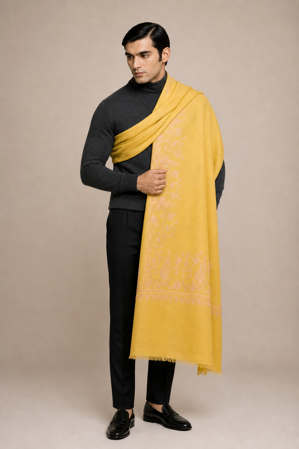 Cashmina Jali - Cashmina Jali Door Shawl