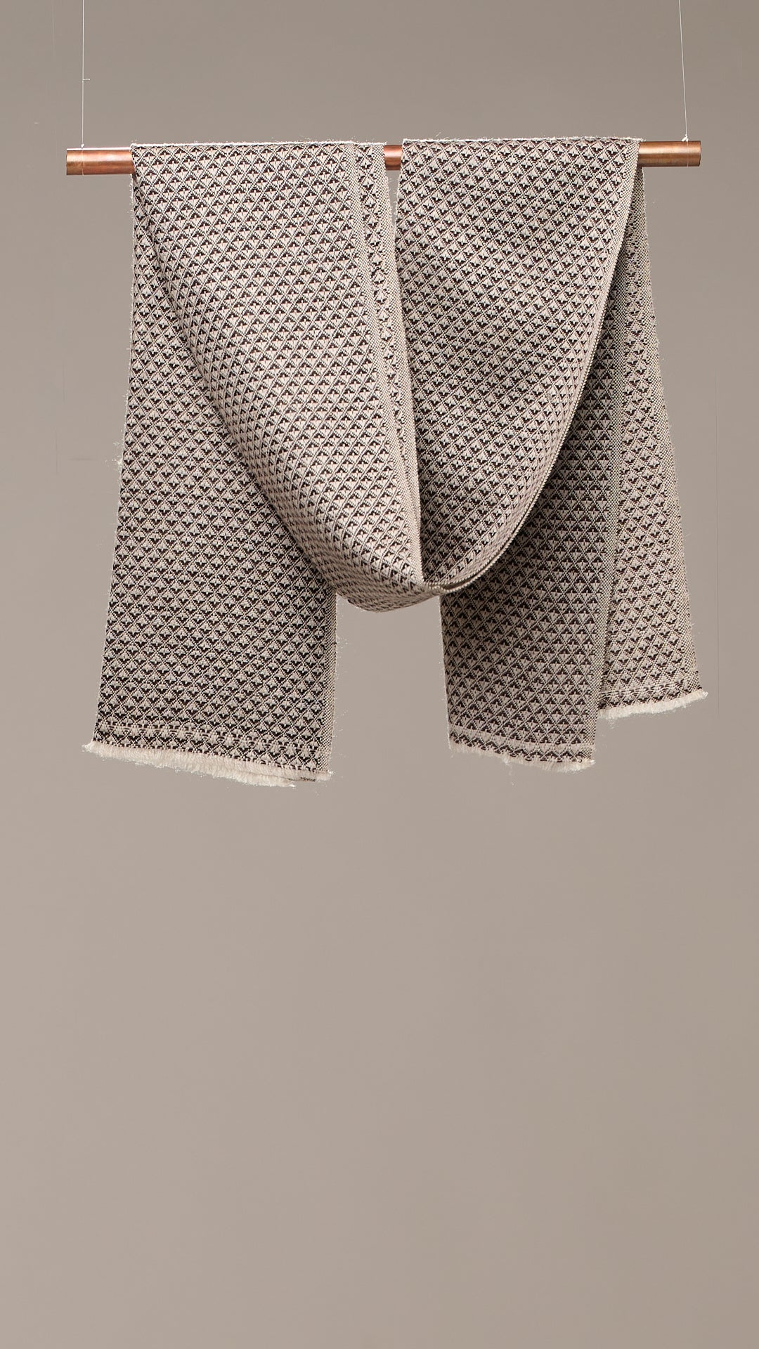Chevron Core - Fine Wool Chevron Weave Muffler