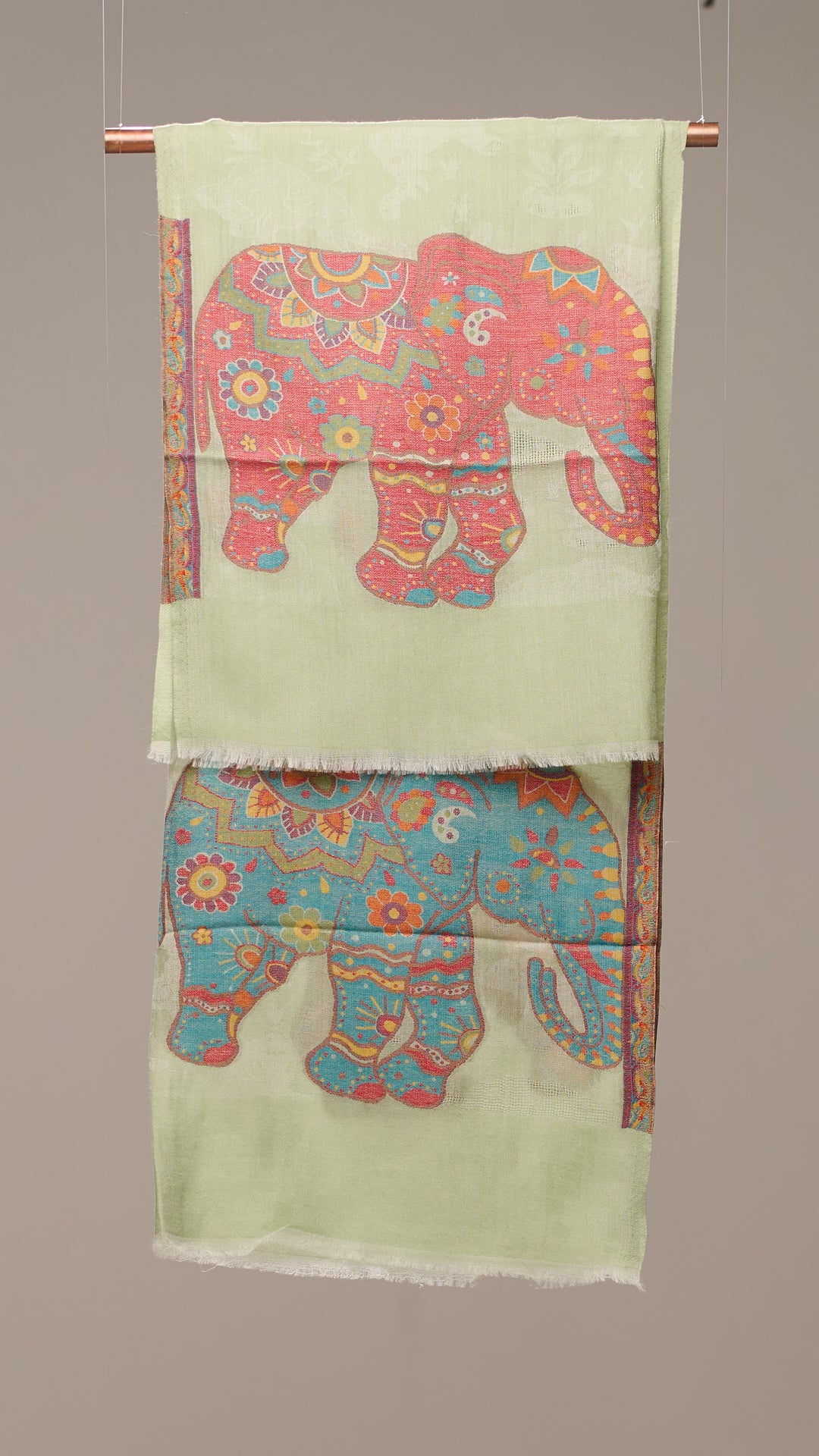 Elephant Line - Elephant Motif Stole