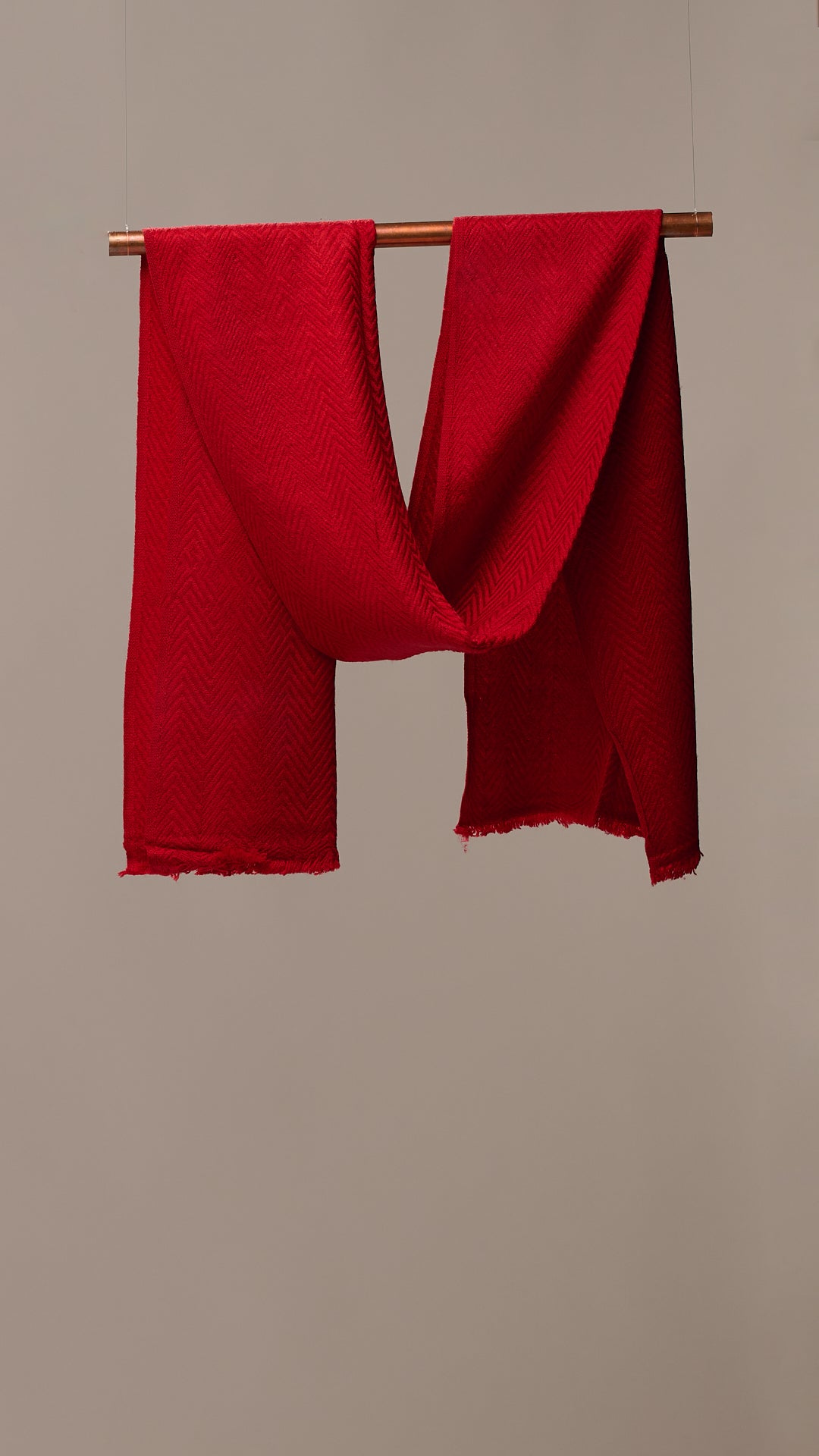 Chevron Core - Fine Wool Chevron Weave Muffler
