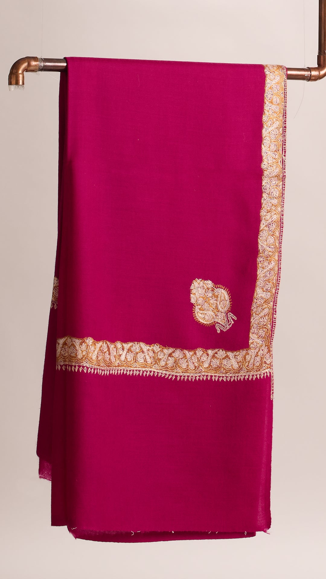 Hashi Grande - Cashmina Big Hashi Border Shawl