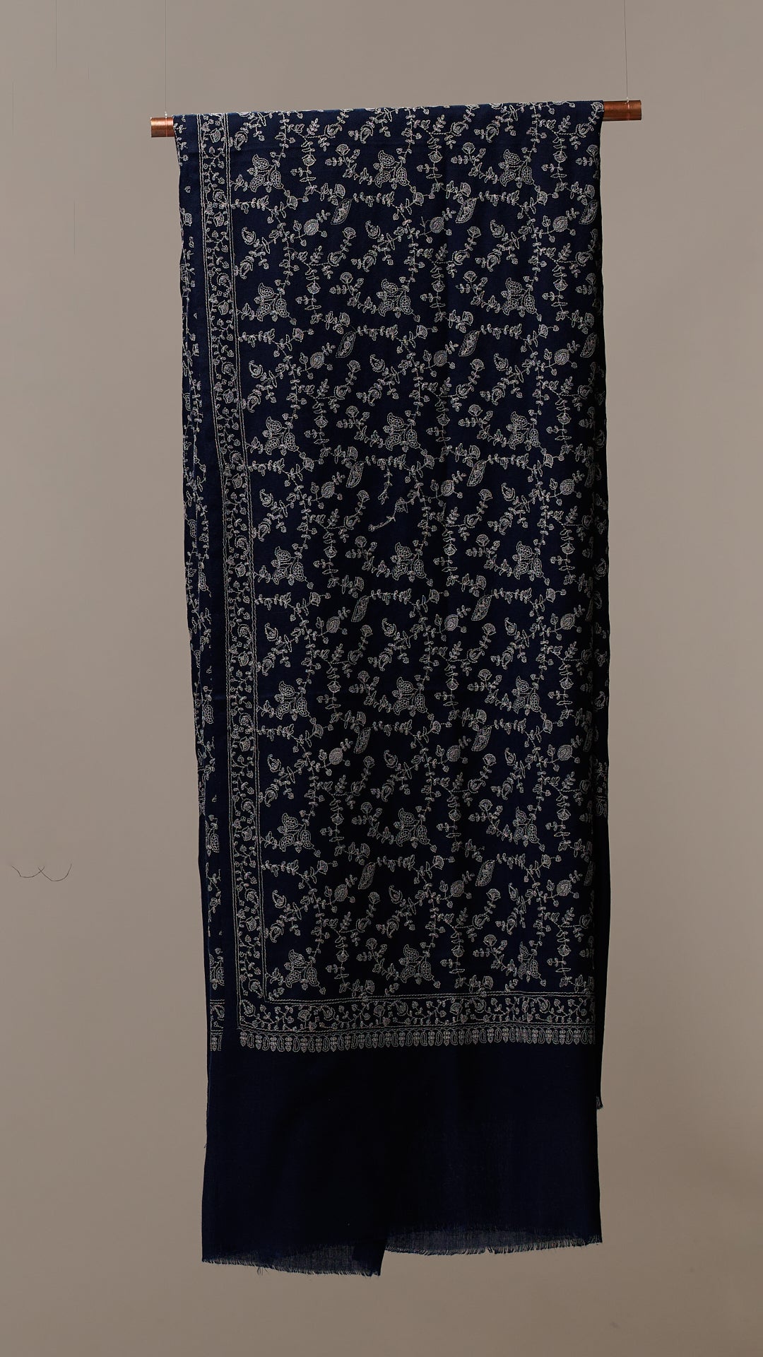 Sozni Jaal - Fine Wool Sozni Jaal Shawl