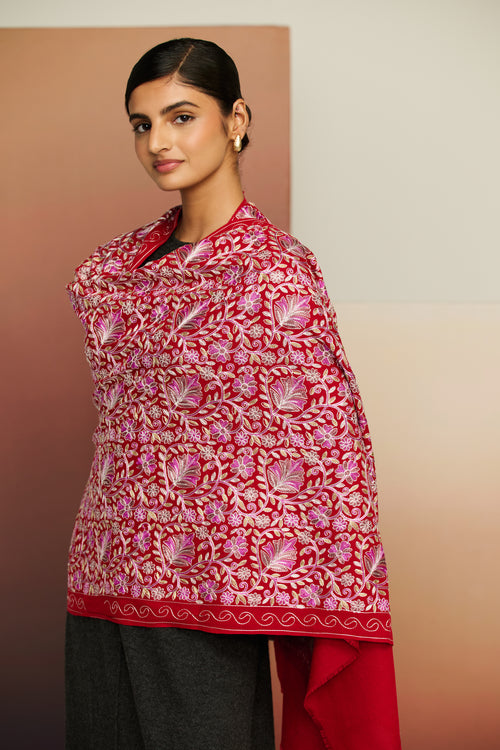 Ari Bloom - Ari Embroidered Stole