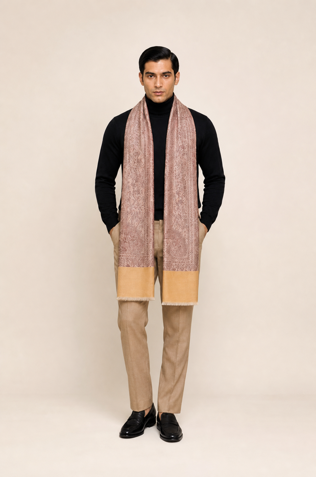 Jaal - Fine Jali Weave Reversible Stole