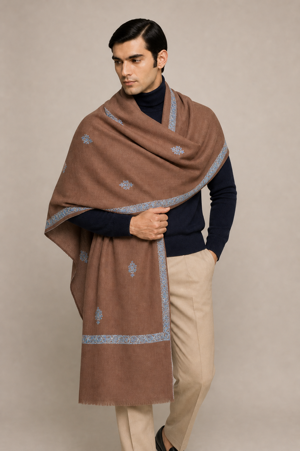 Cashmina Hashi - Cashmina Hashi Buti Shawl