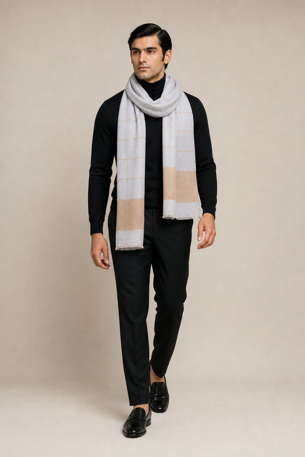 Elegant Palla - Self Palla Stole
