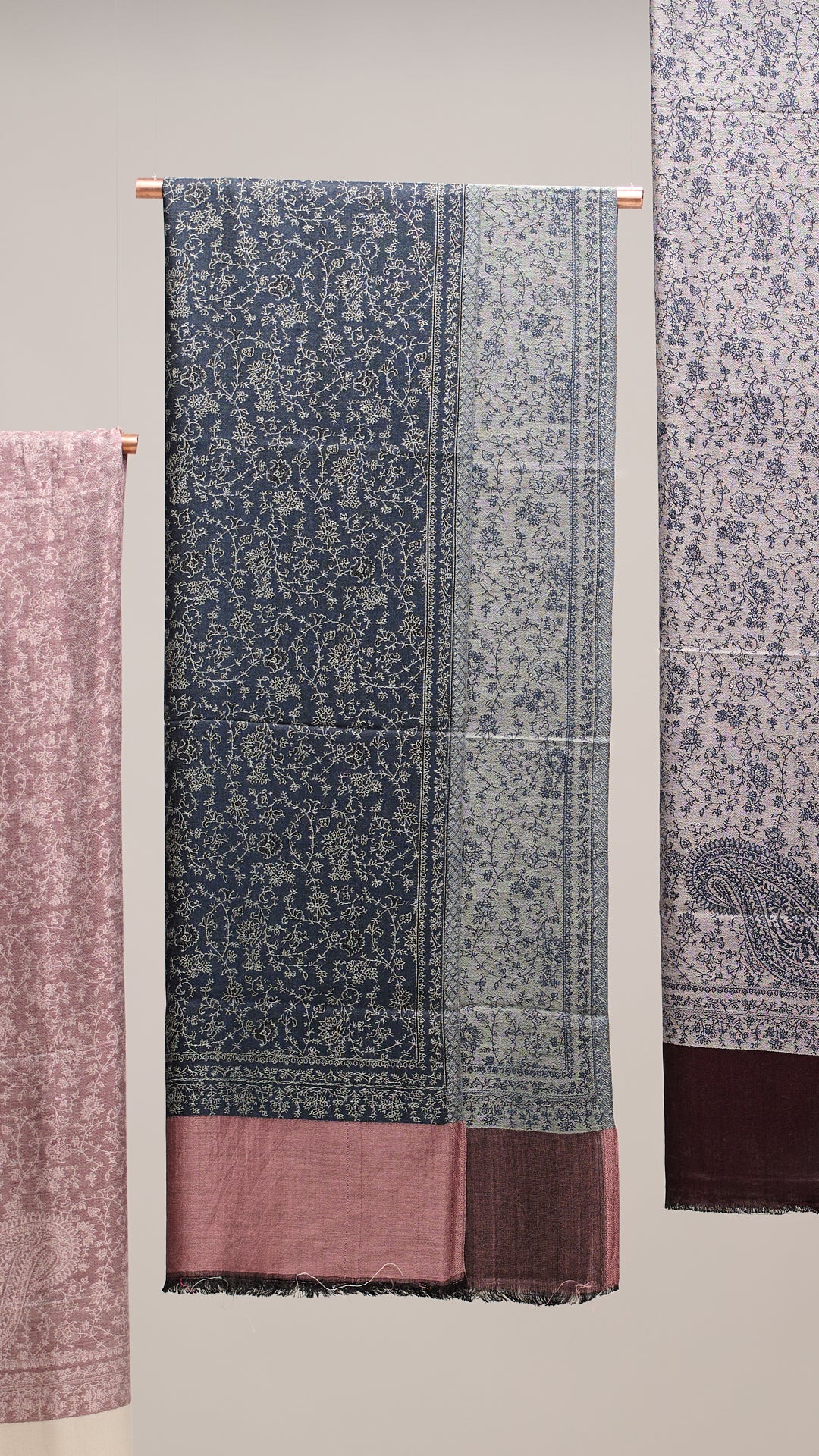 Jaal - Fine Jali Weave Reversible Stole